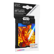 Load image into Gallery viewer, Gamegenic Star Wars Unlimited Art Sleeves - Luke Skywalker