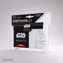Load image into Gallery viewer, Gamegenic Star Wars Unlimited Art Sleeves Double Sleeving Pack - Space Red