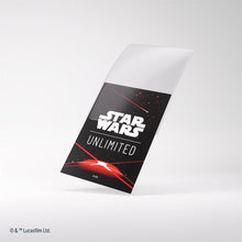 Load image into Gallery viewer, Gamegenic Star Wars Unlimited Art Sleeves Double Sleeving Pack - Space Red