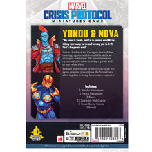 Load image into Gallery viewer, Marvel Crisis Protocol Yondu & Nova