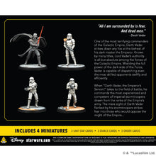 Load image into Gallery viewer, Star Wars Shatterpoint Fear and Dead Men Squad Pack: Darth Vader Squad Pack