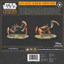 Load image into Gallery viewer, Star Wars Legion LM-432 Crab Droid Unit Expansion