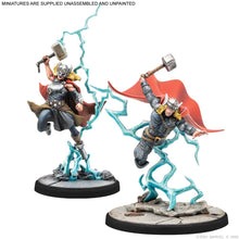 Load image into Gallery viewer, Marvel Crisis Protocol Mighty Thor, Lady Sif, Classic Thor, & Classic Loki