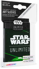 Load image into Gallery viewer, Gamegenic Star Wars Unlimited Art Sleeves - Card Back Green