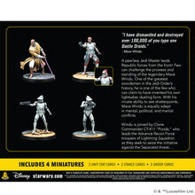 Load image into Gallery viewer, Star Wars Shatterpoint This Party's Over: Mace Windu Squad Pack