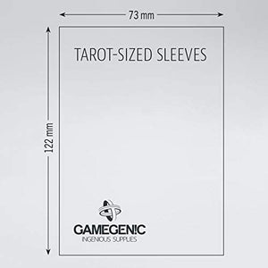 Gamegenic Matte Board Game Sleeves - Tarot Sizes (73mm x 122mm) (50 Sl Games Bandit Gamegenic Matte Board Game Sleeves - Tarot Sizes (73mm x 122mm) (50 Sl Games Bandit