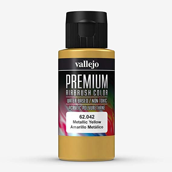 Vallejo - Premium Colour - Metallic Yellow 60 ml