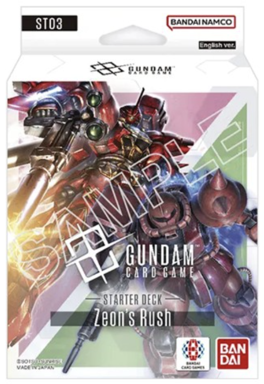 Gundam Card Game: Starter Deck – Zeon's Rush [ST03]