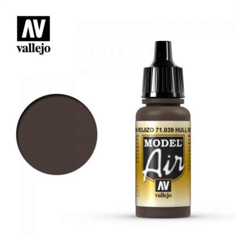 Vallejo - Model Air - Hull Red 17 ml