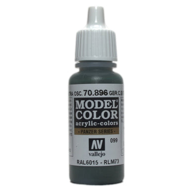 Vallejo Model Colour - German Cam Extra Dark Green 17 ml Old Formulation