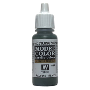 Vallejo Model Colour - German Cam Extra Dark Green 17 ml Old Formulation