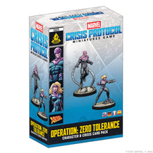 Load image into Gallery viewer, Marvel Crisis Protocol Operation: Zero Tolerance Character &amp; Crisis Card Pack