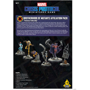 Marvel Crisis Protocol Brotherhood of Mutants Affiliation Pack