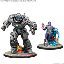 Load image into Gallery viewer, Marvel Crisis Protocol Iron Lad, Iron Monger, Kang the Conqueror &amp; Rescue