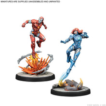 Load image into Gallery viewer, Marvel Crisis Protocol Iron Lad, Iron Monger, Kang the Conqueror &amp; Rescue