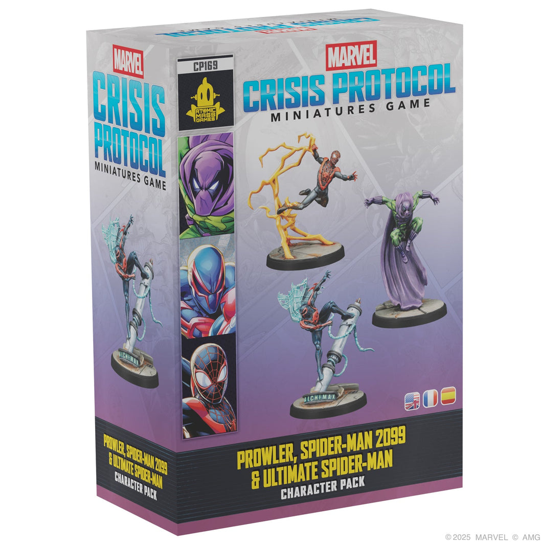 Marvel Crisis Protocol Prowler, Spider-Man 2099 & Ultimate Spider-Man