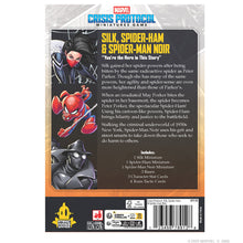 Load image into Gallery viewer, Marvel Crisis Protocol Silk, Spider-Ham &amp; Spider-Man Noir