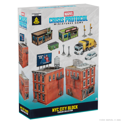 Marvel Crisis Protocol NYC City Block Terrain Collection