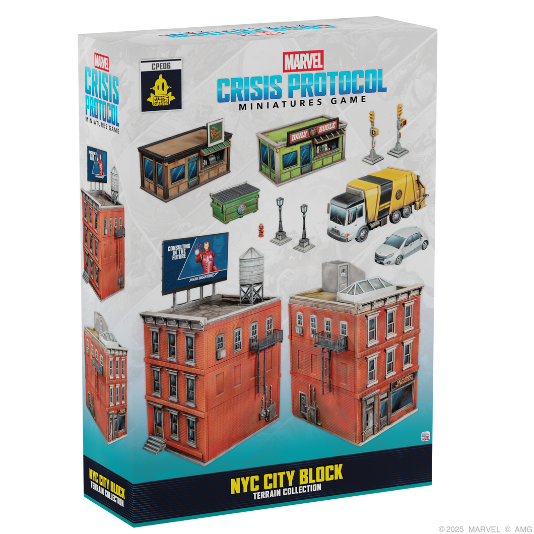 Marvel Crisis Protocol NYC City Block Terrain Collection