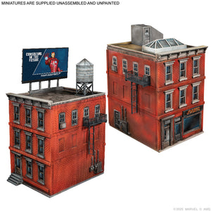 Marvel Crisis Protocol NYC City Block Terrain Collection