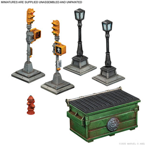 Marvel Crisis Protocol NYC City Block Terrain Collection