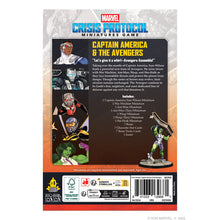 Load image into Gallery viewer, Marvel Crisis Protocol Captain America &amp; The Avengers Character Pack