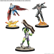 Load image into Gallery viewer, Marvel Crisis Protocol Captain America &amp; The Avengers Character Pack