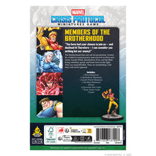 Load image into Gallery viewer, Marvel Crisis Protocol Members of the Brotherhood Affiliation Pack