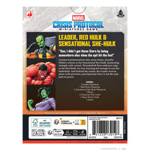 Load image into Gallery viewer, Marvel Crisis Protocol – Leader, Red Hulk &amp; Sensational She-Hulk