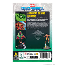 Load image into Gallery viewer, Marvel Crisis Protocol Avengers Brains &amp; Brawn Character Pack