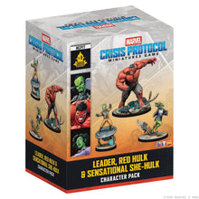 Load image into Gallery viewer, Marvel Crisis Protocol – Leader, Red Hulk &amp; Sensational She-Hulk