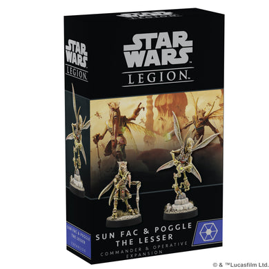 Star Wars Legion Sun Fac and Poggle the Lesser Operative and Commander Expansion
