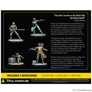 Star Wars Shatterpoint That's Good Business: Hondo Ohnaka Squad Pack
