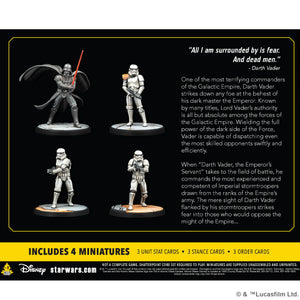 Star Wars Shatterpoint Fear and Dead Men Squad Pack: Darth Vader Squad Pack