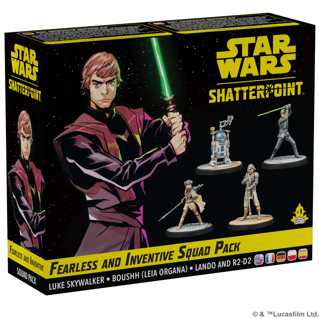 Star Wars Shatterpoint Fearless and Inventive: Luke Skywalker Squad Pack