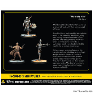 Star Wars Shatterpoint Certified Guild: The Mandalorian Squad Pack 