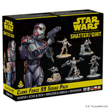 Load image into Gallery viewer, Star Wars Shatterpoint Clone Force 99 Squad Pack