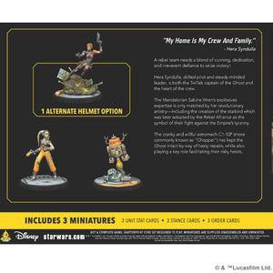 Star Wars Shatterpoint Make the Impossible Possible: Hera Syndulla Squad Pack