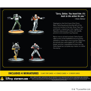 Star Wars Shatterpoint Delta Squad, Form Up Squad Pack