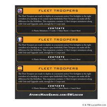 Load image into Gallery viewer, Star Wars: Legion – Fleet Troopers Unit