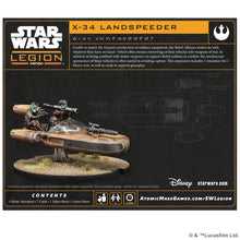 Load image into Gallery viewer, Star Wars: Legion - X-34 Landspeeder