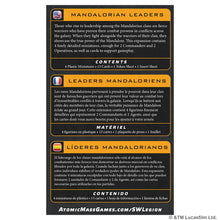 Load image into Gallery viewer, Star Wars Legion Mandalorian Leaders