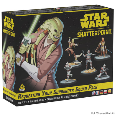 Star Wars Shatterpoint Requesting Your Surrender: Kit Fisto Squad Pack