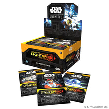 Load image into Gallery viewer, Star Wars Unlimited - Jump to Lightspeed Booster Box (24 Packs)