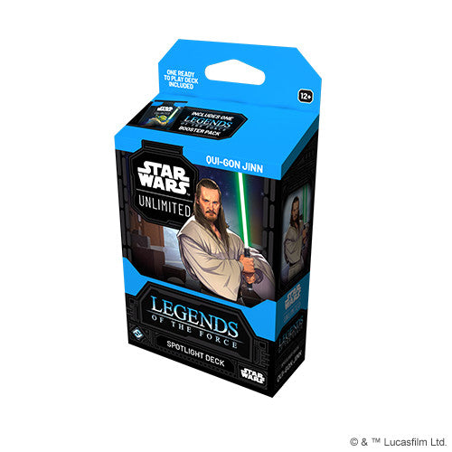 Star Wars Unlimited - Legends of the Force Qui-gon Jinn Spotlight Deck