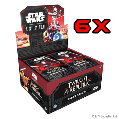 Star Wars Unlimited - Twilight of the Republic Case (6 x Booster Boxes)