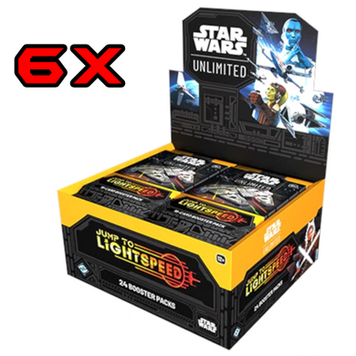 Star Wars Unlimited - Jump to Lightspeed Sealed Case (6 x Booster Boxes)