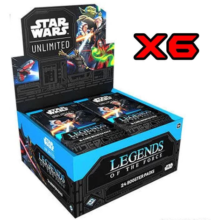 Star Wars Unlimited - Legends of the Force Booster Box Sealed Case (x6)