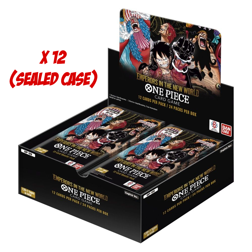 One Piece Card Game: Booster Box – Emperors in the New World [OP-09] x12 SEALED CASE