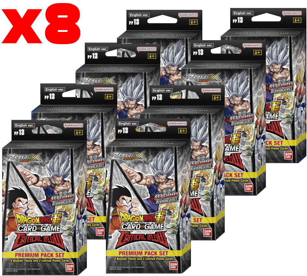 Dragon Ball Super Card Game Zenkai Series 05 CRITICAL BLOW Premium Pac Games Bandit Dragon Ball Super Card Game Zenkai Series 05 CRITICAL BLOW Premium Pac Games Bandit